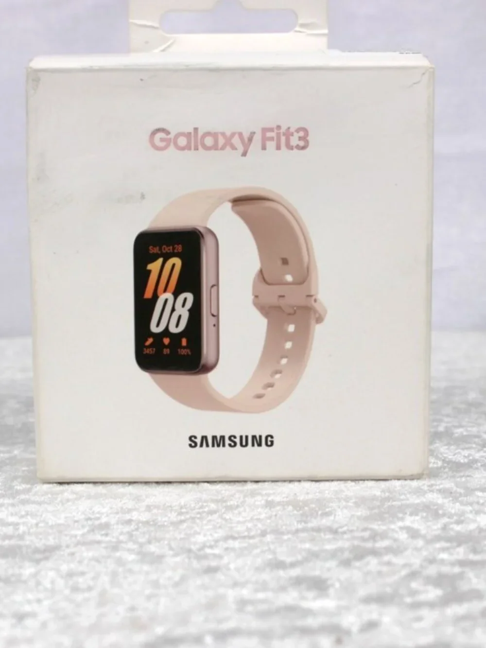 Samsung Galaxy Fit3 Fitness Tracker Pink SM-R390 Activity Tracker Smart Band